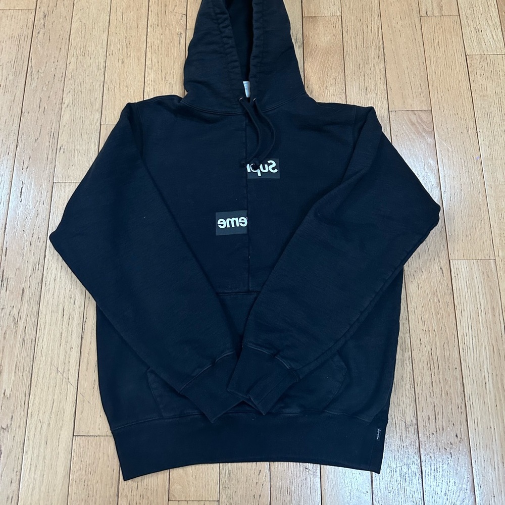 supreme x comme des garçons hoodie